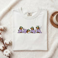 Sleeping Dog Shirt for Women – Funny Hand Drawn Cozy Blanket Canine Graphic Tee