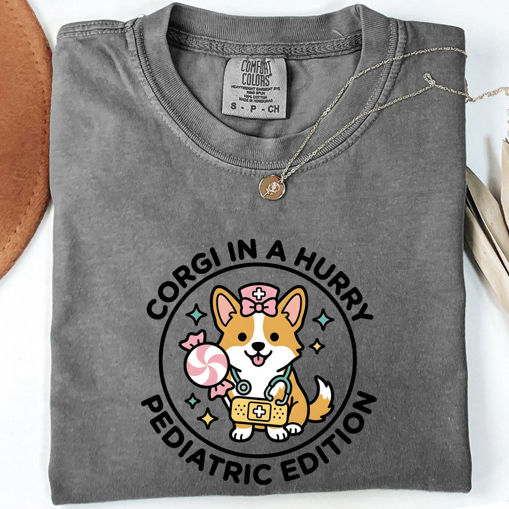 Corgi Caretaker Shirt for Women – Fun Creature Illustration Animal Graphic Tee