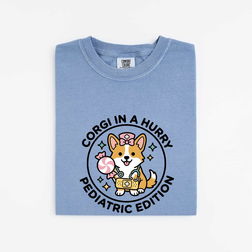 Corgi Caretaker Shirt for Women – Fun Creature Illustration Animal Graphic Tee