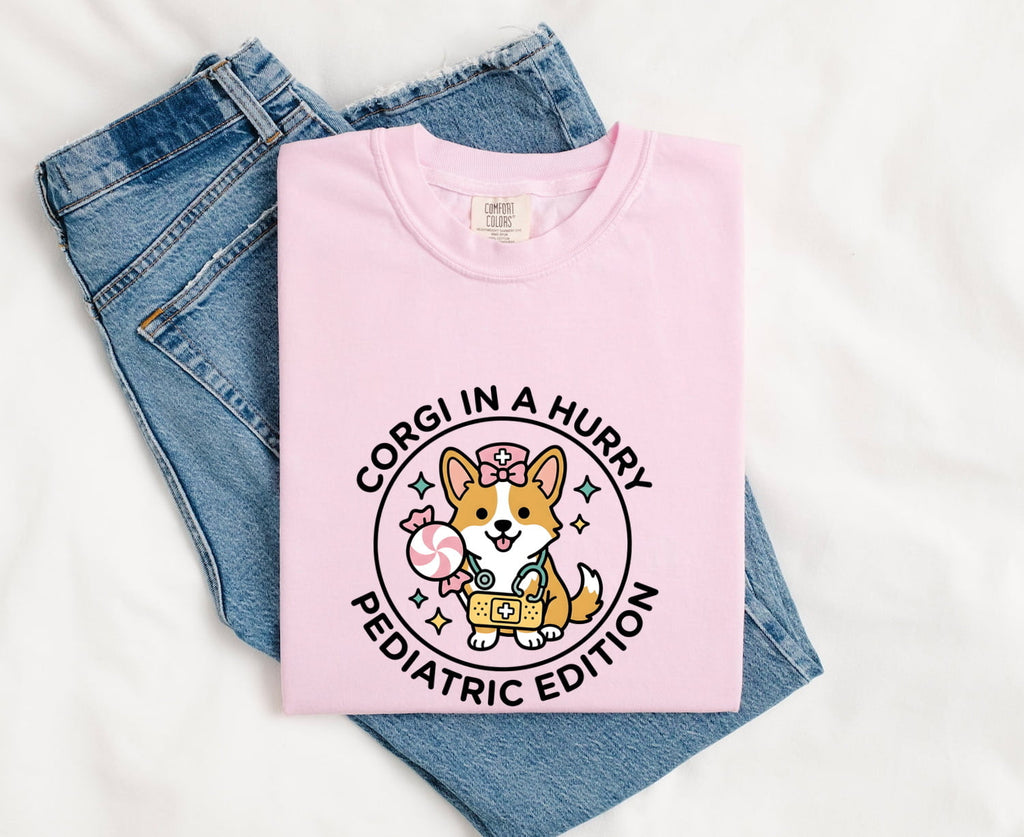 Corgi Caretaker Shirt for Women – Fun Creature Illustration Animal Graphic Tee