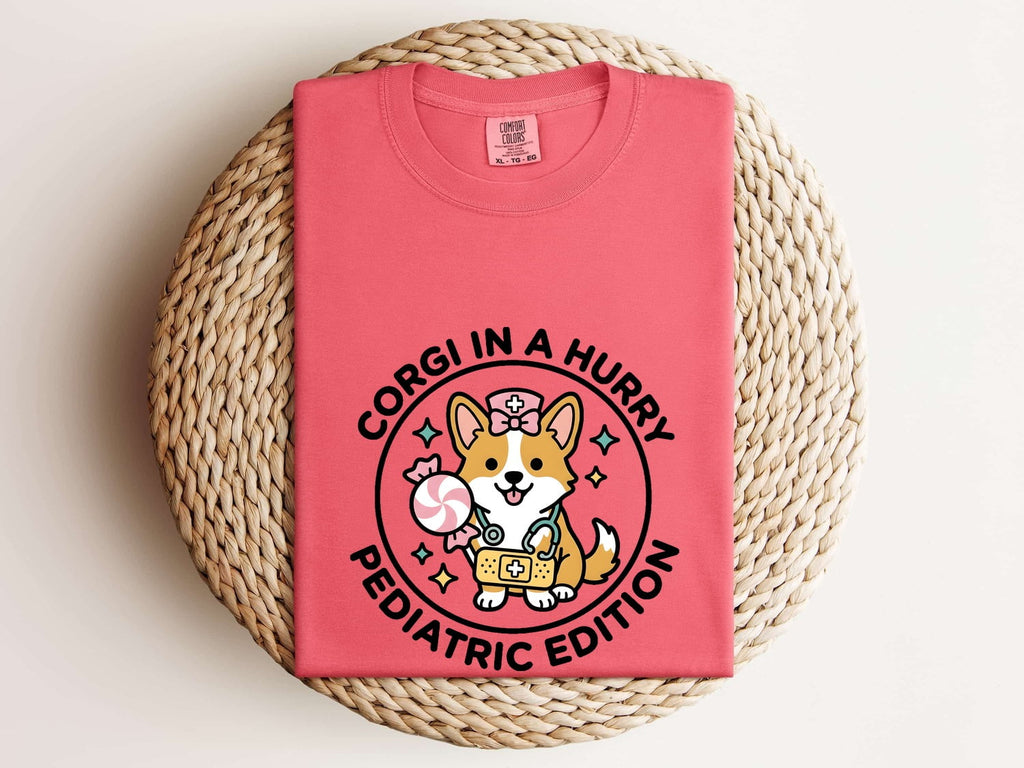 Corgi Caretaker Shirt for Women – Fun Creature Illustration Animal Graphic Tee
