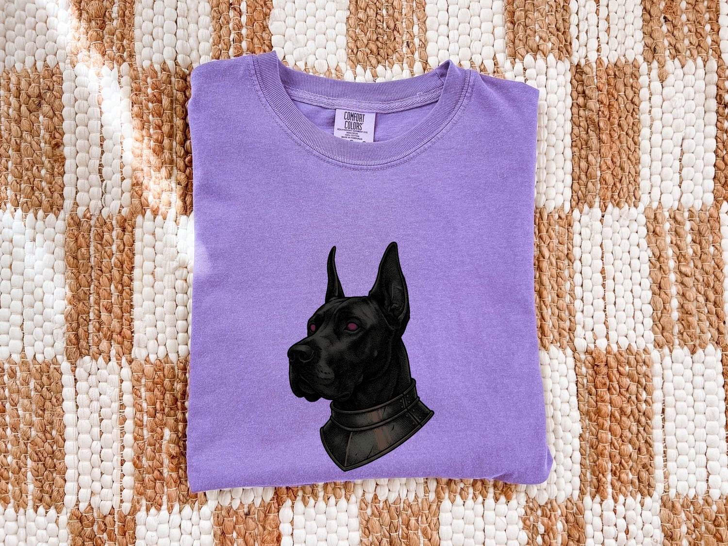 Great Dane Shirt for Women – Spooky Mystical Aged Medieval Armor Dog Graphic Tee