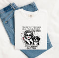 Dog Shirt for Women – Funny Illustrated Canine Glasses Humor Sketch Graphic Tee