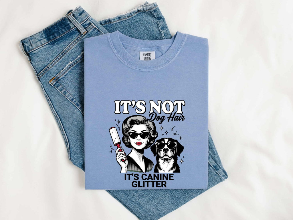 Dog Shirt for Women – Funny Illustrated Canine Glasses Humor Sketch Graphic Tee