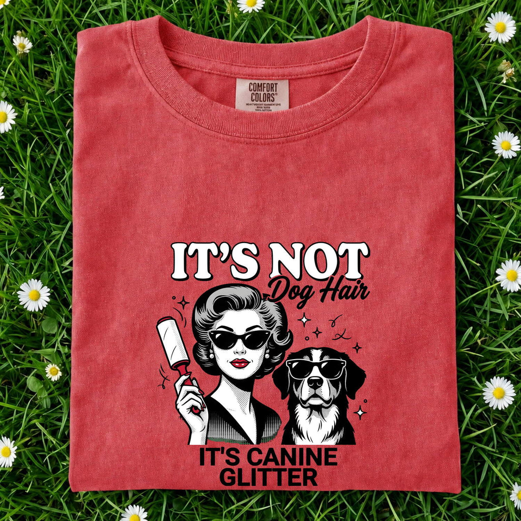 Dog Shirt for Women – Funny Illustrated Canine Glasses Humor Sketch Graphic Tee