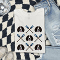 Springer Spaniel Shirt for Women – Vintage Sailing Hand Drawn Crossed Paddles Graphic Tee