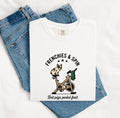 French Bulldog Shirt for Women – Funny Fitness Stationary Bike Caricature Graphic Tee