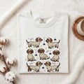 Halloween Dachshund Shirt for Women – Autumn Hand Drawn Wiener Dog Mama Graphic Tee