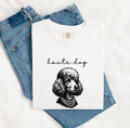Toy Poodle Shirt for Women – Old School Line Art Pearl Strand Dog Graphic Tee