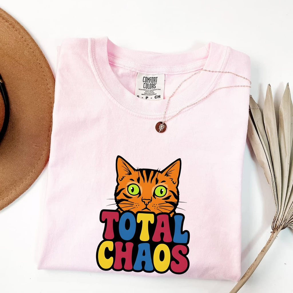 Ginger Cat Shirt for Women – Whimsical Sarcastic Bold Orange Cartoon Graphic Tee
