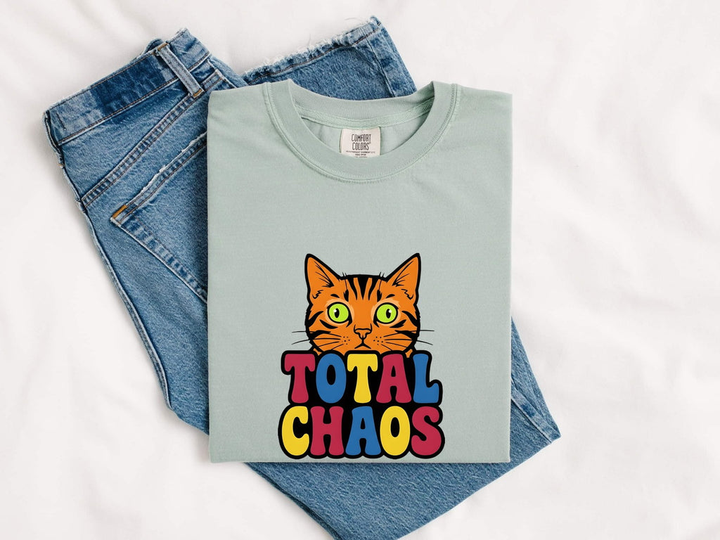Ginger Cat Shirt for Women – Whimsical Sarcastic Bold Orange Cartoon Graphic Tee