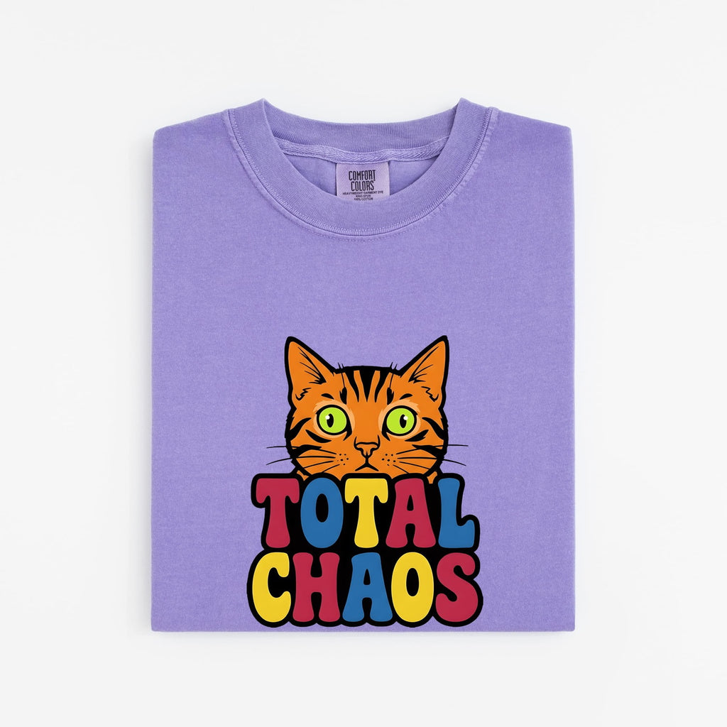 Ginger Cat Shirt for Women – Whimsical Sarcastic Bold Orange Cartoon Graphic Tee