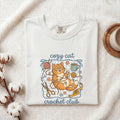 Cat Crochet Shirt for Women – Amigurumi Fiber Ball Outline Crafting Kitty Graphic Tee